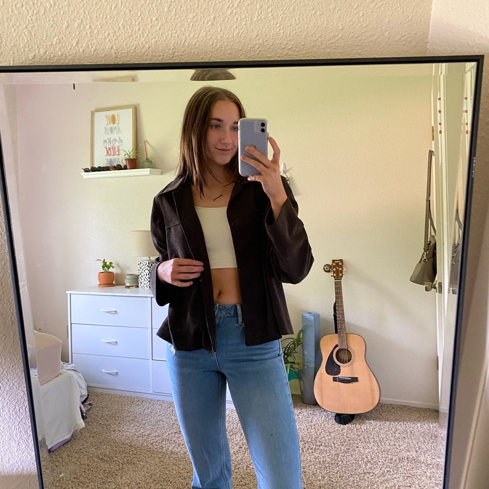 requirements brown corduroy blazer